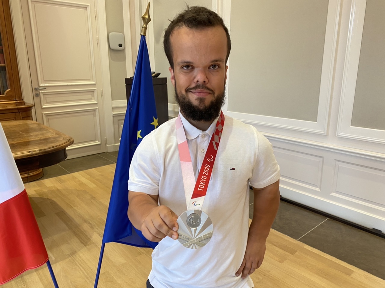 Axel Bourlon, médaille d’argent aux JO de Tokyo / Archive RVR Axel Bourlon, médaille d’argent aux JO de Tokyo / Archive RVR