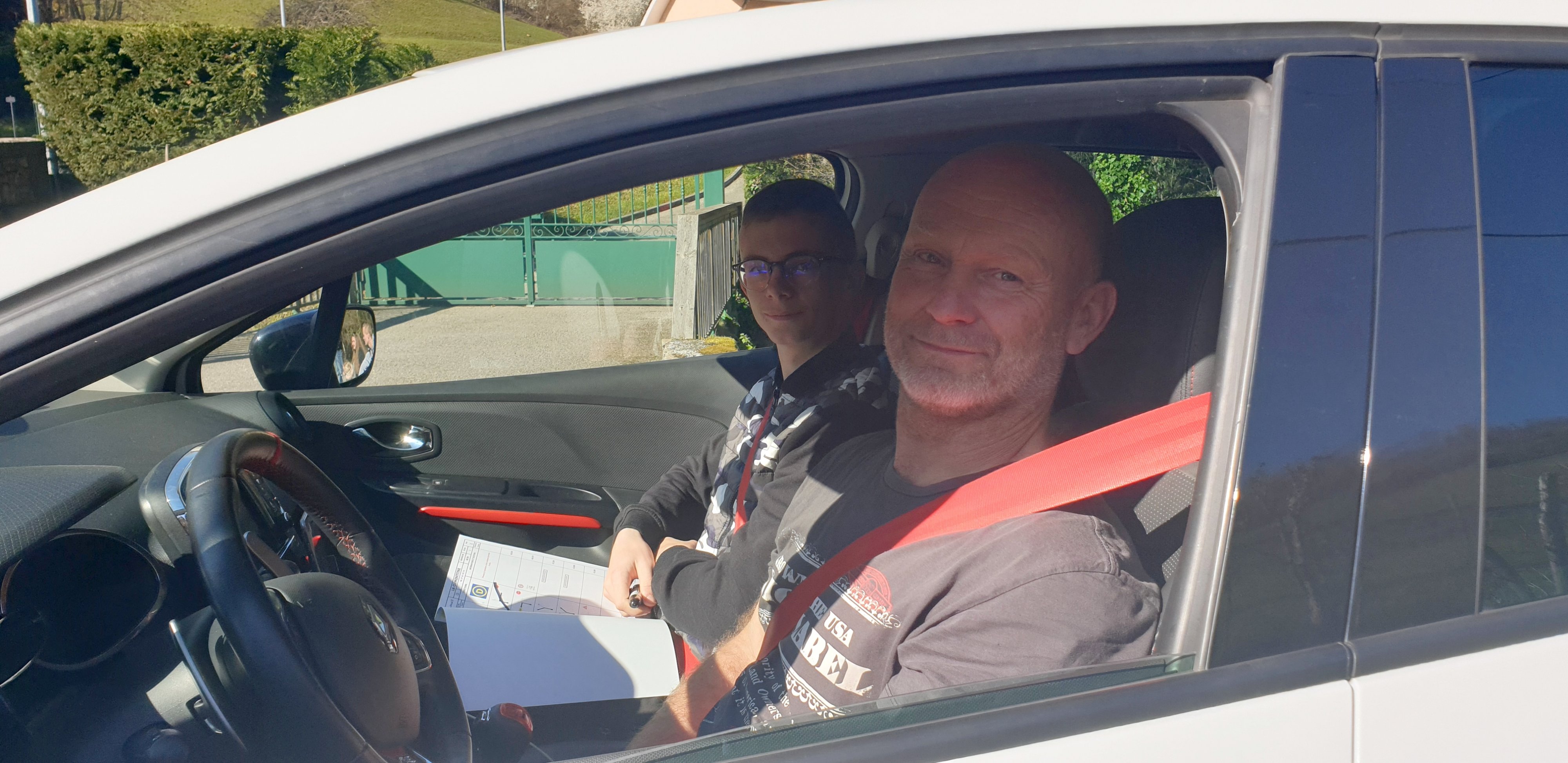 Didier et Jules Renault Clio IV RS Didier et Jules Renault Clio IV RS