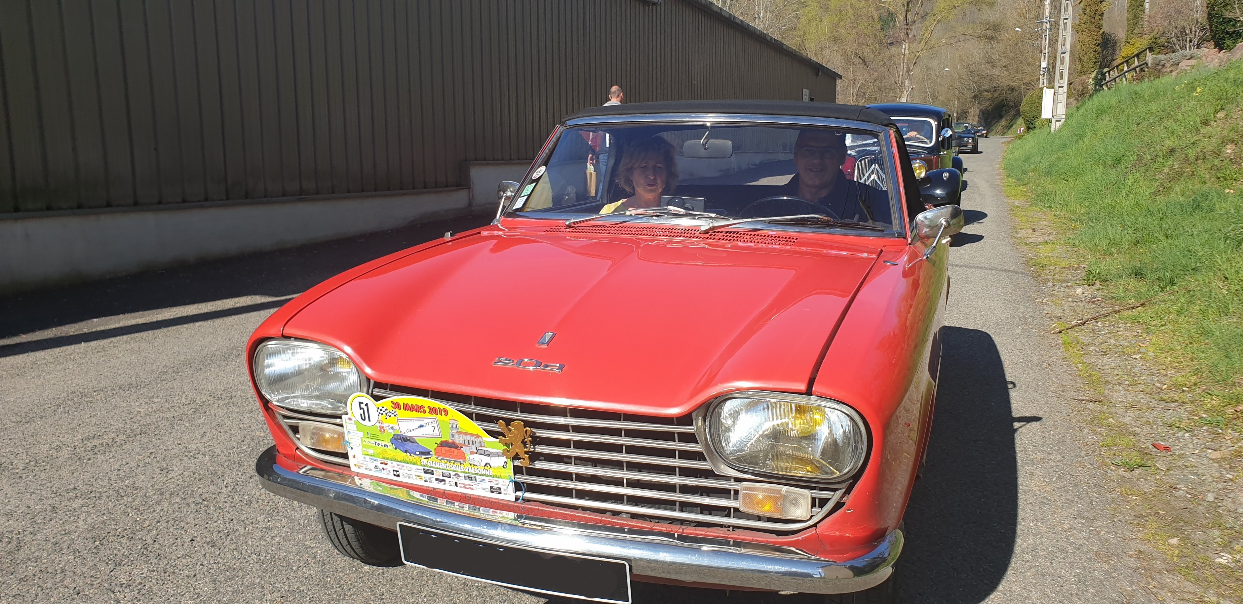 Marc et Chantalle Peugeot 204 cabriolet 1968 Marc et Chantalle Peugeot 204 cabriolet 1968