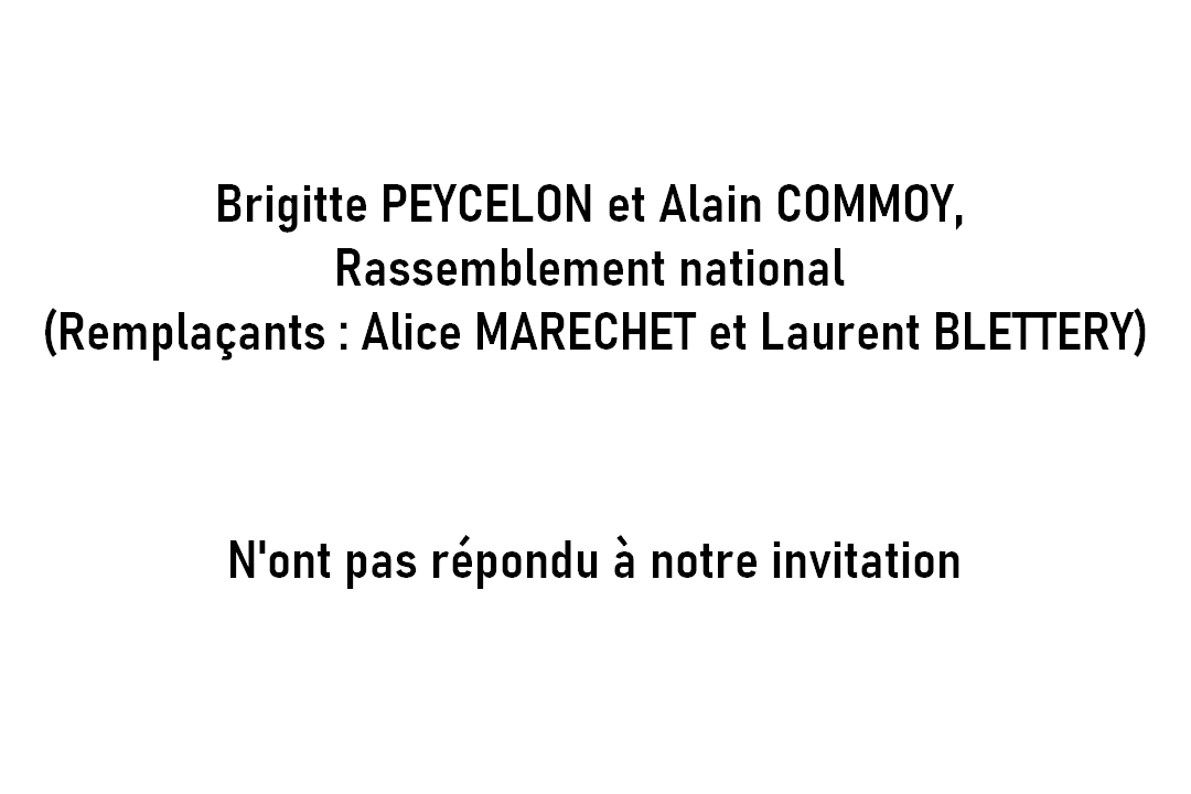 Brigitte PEYCELON et Alain COMMOY