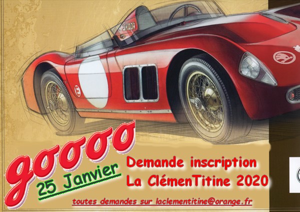 Les inscriptions ouvrent samedi 25 janvier par mail exclusivement Les inscriptions ouvrent samedi 25 janvier par mail exclusivement