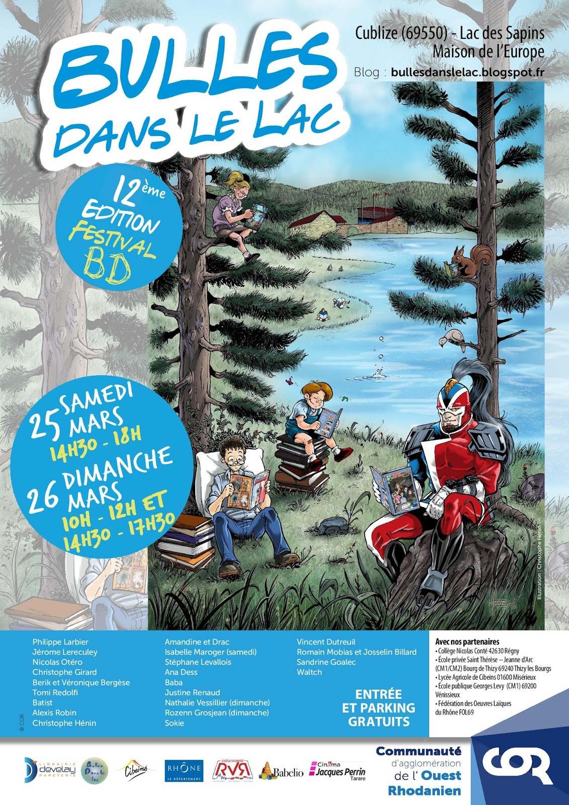 Bulles dans le Lac 2017